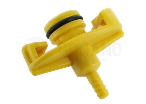 Adapter head 10 cc yellow