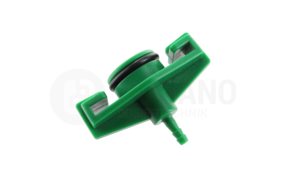 Adapter head 30/55/75cc green, round barrels