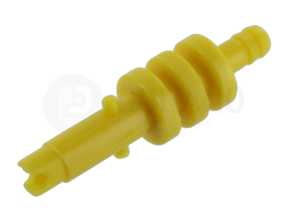 Adapter plug ID 3mm yellow