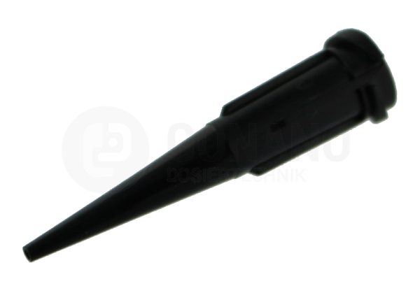 Tapered tip lightproof black ID 0,84mm